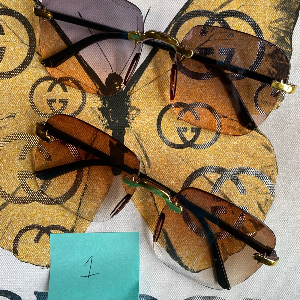 Women's Brown Sunglasses - Picture 2 of 3
